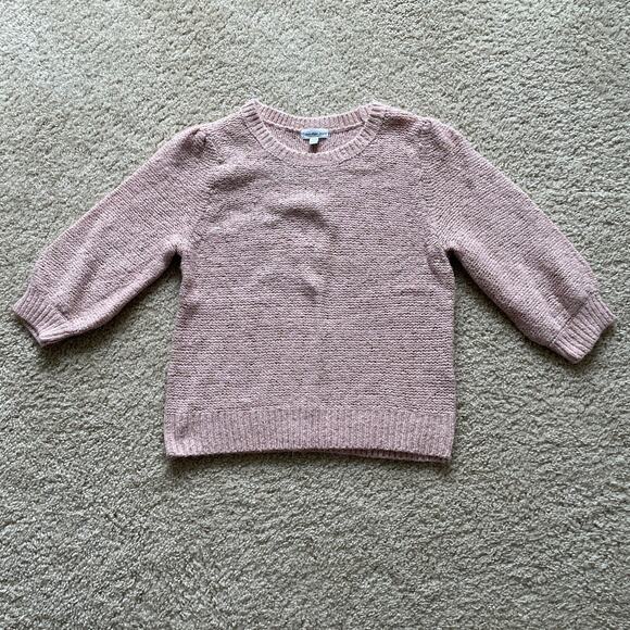 Calvin Klein Sweaters - Pink and Metallic Gold Calvin Klein Sweater XL